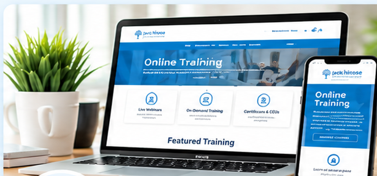 Online professional development training